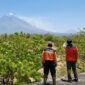 Pusat Pengendalian Operasi Kabupaten Karangasem melaporkan karhutla terjadi di kawasan lereng Gunung Agung. (Dok. BNPB)