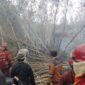 Hutan dan lahan di wilayah Kabupaten Ogan Komering Ilir (OKI), Sumatera Selatan Terbakar. (Dok. BNPB) 
