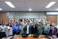 Foto: Amilin, Anggota  BNSP Menerima Delegasi dari Jepang untuk Penguatan Kerjasama Sertifikasi Kompetensi Kelas Dunia. (Doc.BNSP)