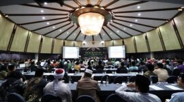 Calon presiden nomor urut 2 Prabowo Subianto, menghadiri Musyawarah Kerja Nasional Majelis Ulama Indonesia (MUI) ke-III di Jakarta. (Dok. Tim Media Prabowo)

