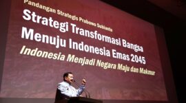 Deklarasi dukungan Relawan Pedagang Indonesia Maju (RAPIM) di Djakarta Theater. (Dok. Tim Media Prabowo-Gibran)


