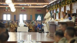 Acara 'Reuni Emas 50 Tahun Cadaka Dharma: Menguak Memori, Merajut Silaturahmi' yang digelar di Akmil, Magelang. (Dok. Tim Media Prabowo)

