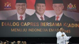 Prabowo Subianto saat berdialog bersama Kamar Dagang dan Industri Indonesia (Kadin) di Jakarta, Jumat, 12 Januari 2024. (Dok. TKN Prabowo Gibran)