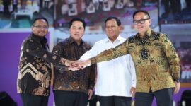 Acara perayaan natal bersama Kementerian BUMN dan BUMN di JCC Senayan. (Dok. TKN Prabowo - Gibran)
