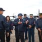 Presiden Joko Widodo dan Menteri Pertahanan RI Prabowo Subianto menghadiri acara Penyerahan Pesawat C-130J-30 Super Hercules di Lanud Halim Perdana Kusuma. (Dok. Tim Media Prabowo Subianto)


