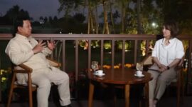 Presiden RI Prabowo dalam wawancara eksklusif bersama Retno Pinasti dari SCTV, yang dikutip Senin 28 Oktober 2024.