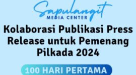 Sapulangit Media Center (SMC) siap berkokaborasi untuk publikasi press release 100 hari pertama Kepala Daerah. (Dok. Persrilis.com)